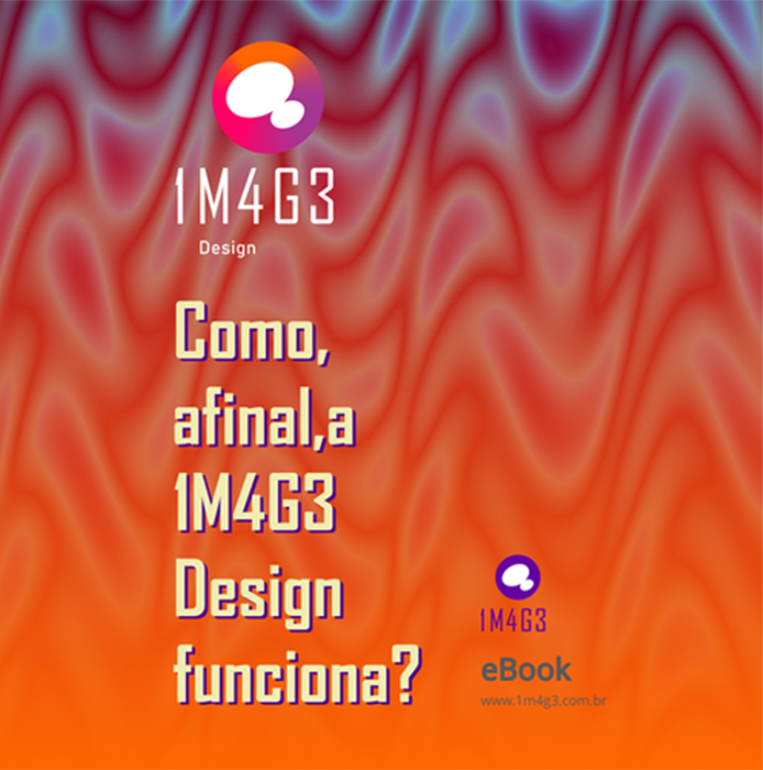 Capa do ebook de pré-lançamento da 1M4G3 Design.